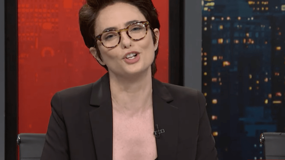 ‘SNL’ Chilly Open: Sarah Sherman as Rachel Maddow on Trump and TikTok